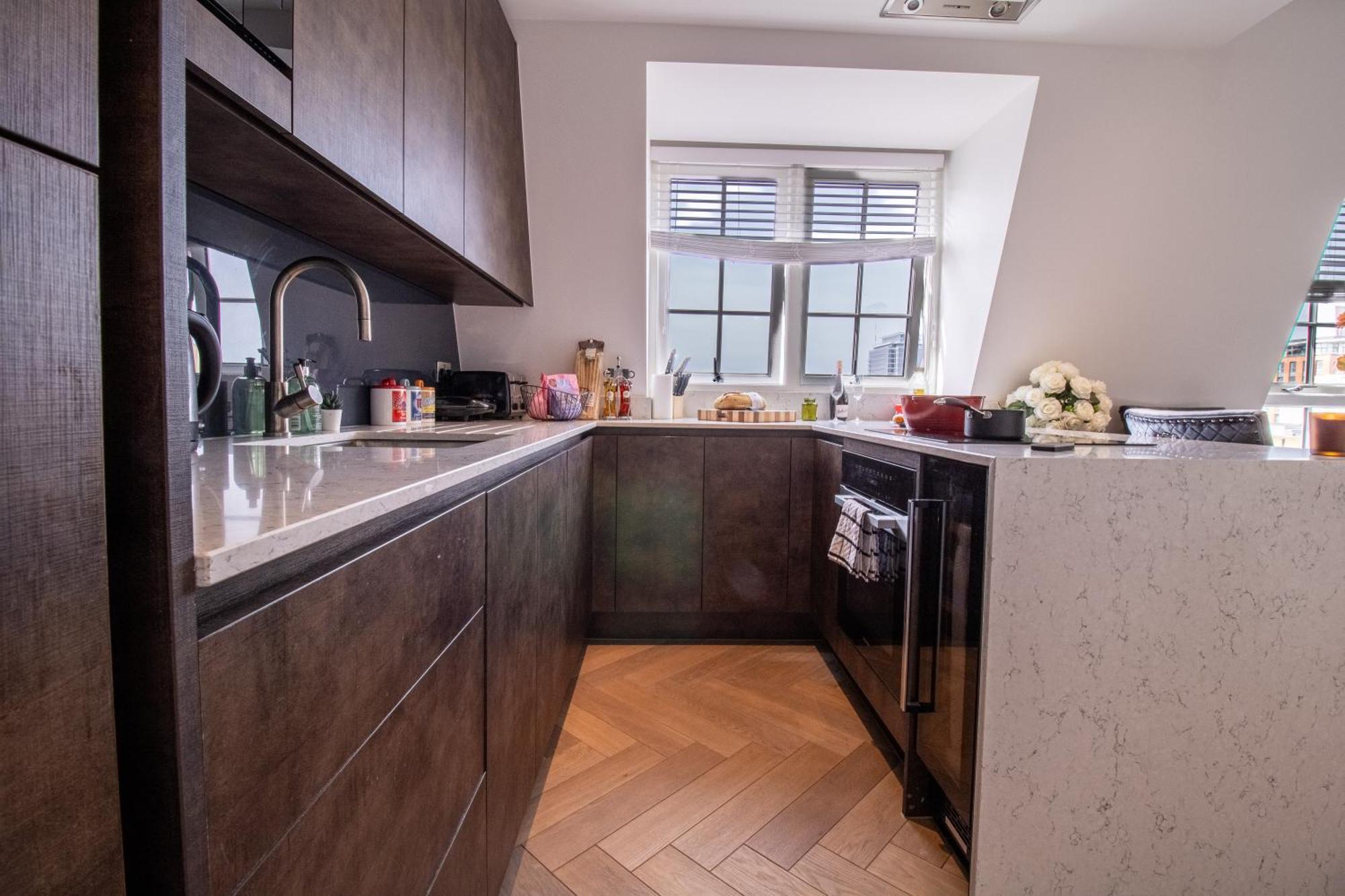 Luxurious 1-Bedroom Penthouse In Marble Arch 71 伦敦 外观 照片