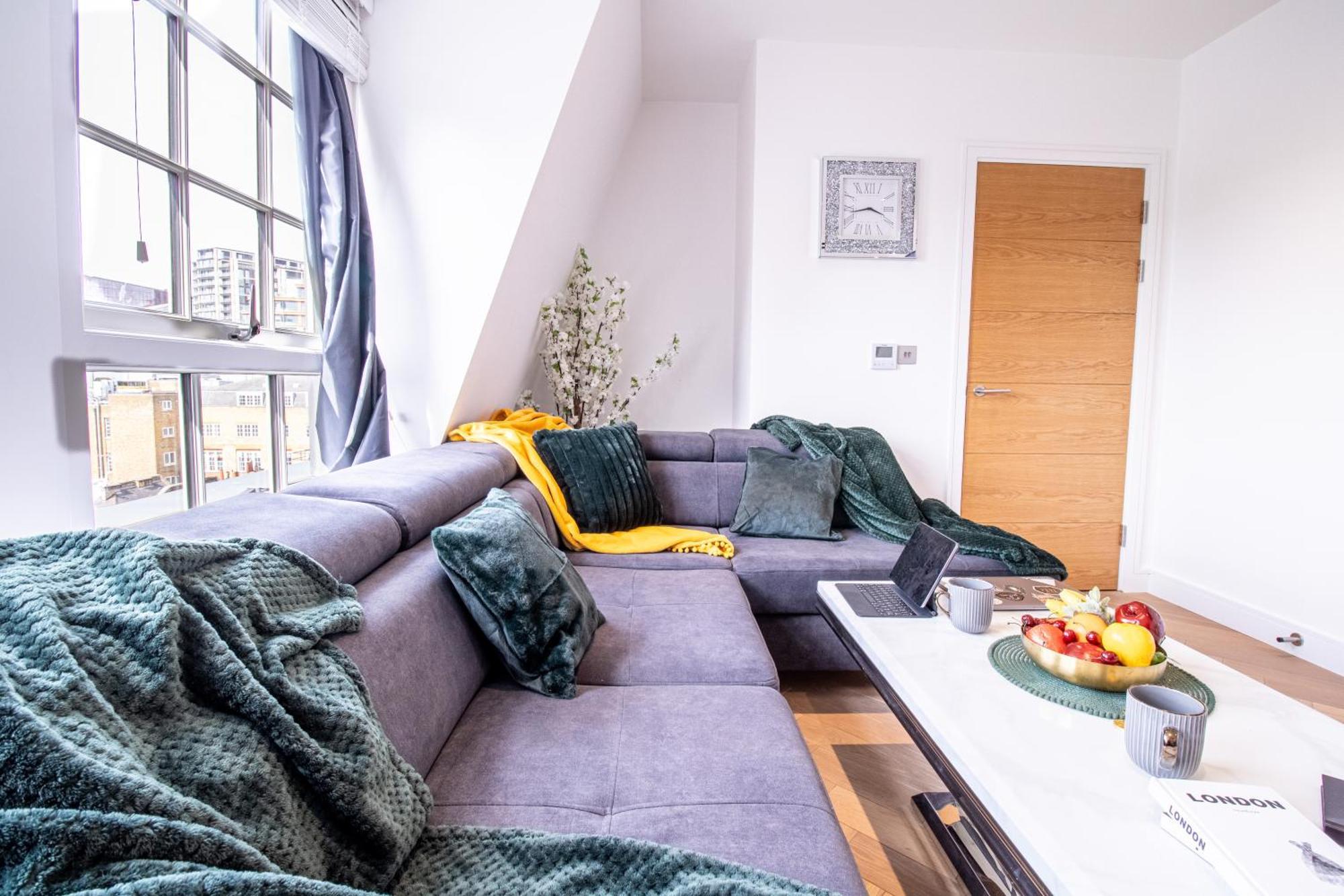 Luxurious 1-Bedroom Penthouse In Marble Arch 71 伦敦 外观 照片